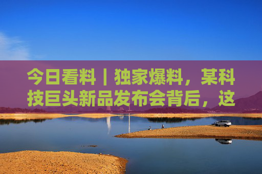 今日看料｜独家爆料，某科技巨头新品发布会背后，这些细节从未公开！独家爆料，科技巨头新品发布会背后的未公开细节！