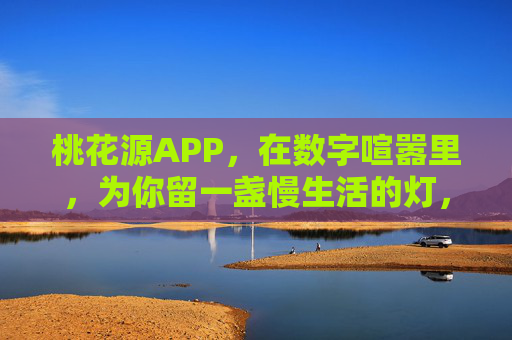 桃花源APP，在数字喧嚣里，为你留一盏慢生活的灯，桃花源APP，数字喧嚣里的一盏慢生活灯