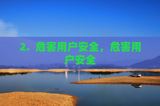 2. 危害用户安全,危害用户安全 2. 危害用户安全,危害用户安全