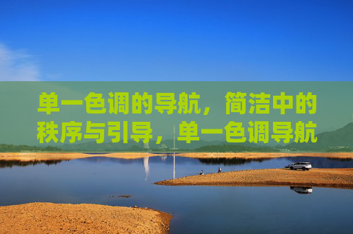 单一色调的导航，简洁中的秩序与引导，单一色调导航，简洁中的秩序与引导