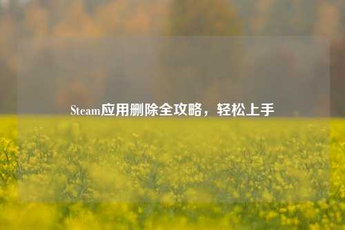 Steam应用删除全攻略，轻松上手