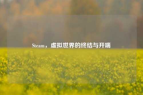 Steam，虚拟世界的终结与开端