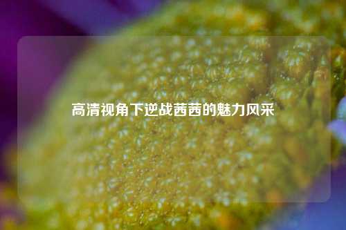 高清视角下逆战茜茜的魅力风采