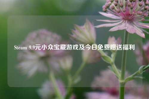 Steam 9.9元小众宝藏游戏及今日免费赠送福利