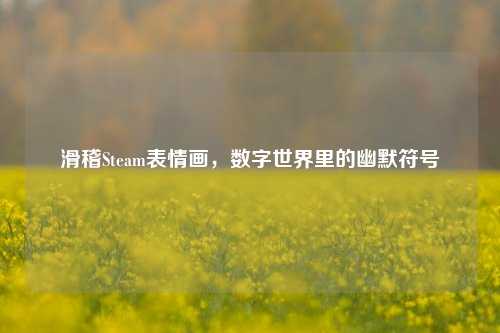 滑稽Steam表情画，数字世界里的幽默符号