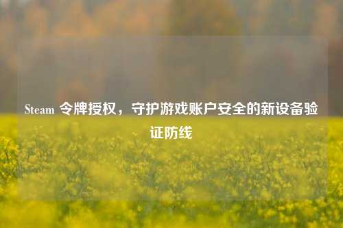 Steam 令牌授权,守护游戏账户安全的新设备验证防线