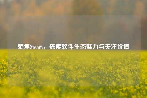 聚焦Steam,探索软件生态魅力与关注价值