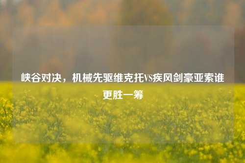 峡谷对决,机械先驱维克托VS疾风剑豪亚索谁更胜一筹