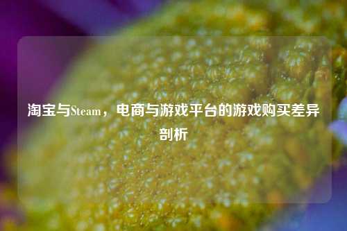 *** 与Steam,电商与游戏平台的游戏购买差异剖析